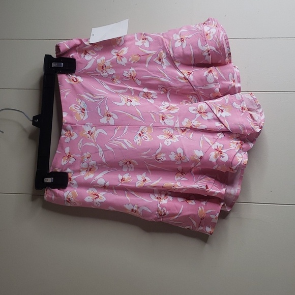 Girls Swat Fame 2 Piece Tank & Short  Set Pink Floral - Xtraordinary - Picture 4 of 8